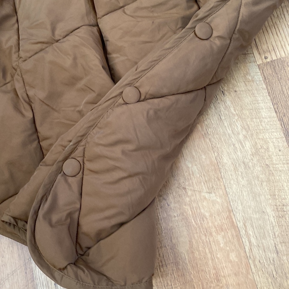 We The Free Quilted Diamond Long Puffer Coat - Brown - Picture 9 of 10